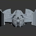 Highly Detailed TIE Fighter 3D Model Showcasing Cosmic Spacecraft Design And Structure