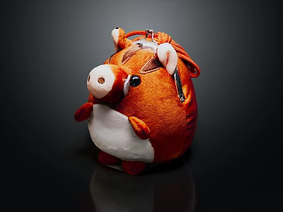 Modern Wallet Cartoon Wallet Cartoon Handbag 3d model