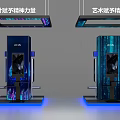 Modern Artistic Pillars With Design And Art Infusing Spiritual Power And Lighting Effects
