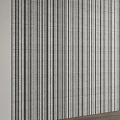 Gray Vertical Striped Fabric Wall For Modern Sleek Interior Home Decor 3d model