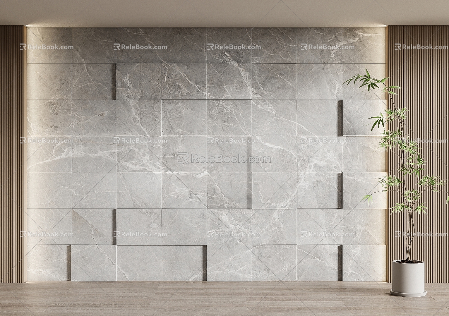 rubble stone background wall stone wall stone wall 3d model