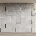 rubble stone background wall stone wall stone wall 3d model