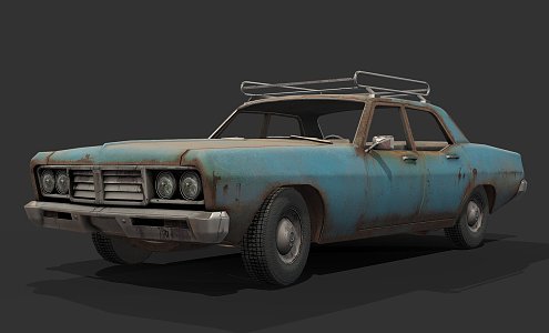 Old car 3d model