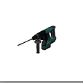 Industrial Hammer Drill By Super BRICOLO With Green Black Design And Drill Bit Handle