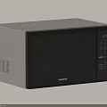 Samsung Microwave Oven With Black Gray Design Digital Display And Control Panel 3d model
