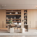 Modern study 3d model