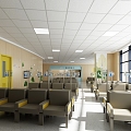 Modern Transfusion Room Children's Hospital Transfusion Room 3d model