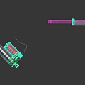 Industrial Linear Actuator Equipment With Internal Structure Electric Motor And Screw Components