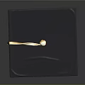 Black Graduation Cap With Gold Tassel And Classic Academic Design For Daily Use