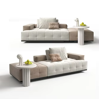 Modern chaise longue 3d model