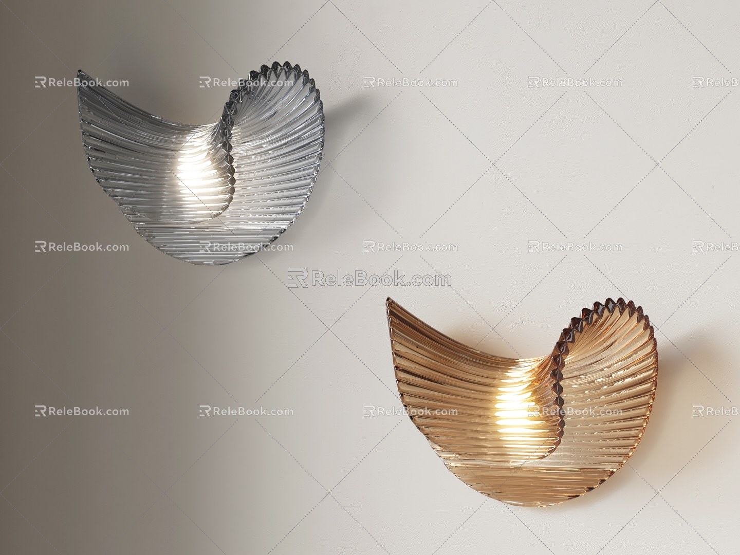 Modern Wall Lamp Glass Wall Lamp Simple Wall Lamp 3d model