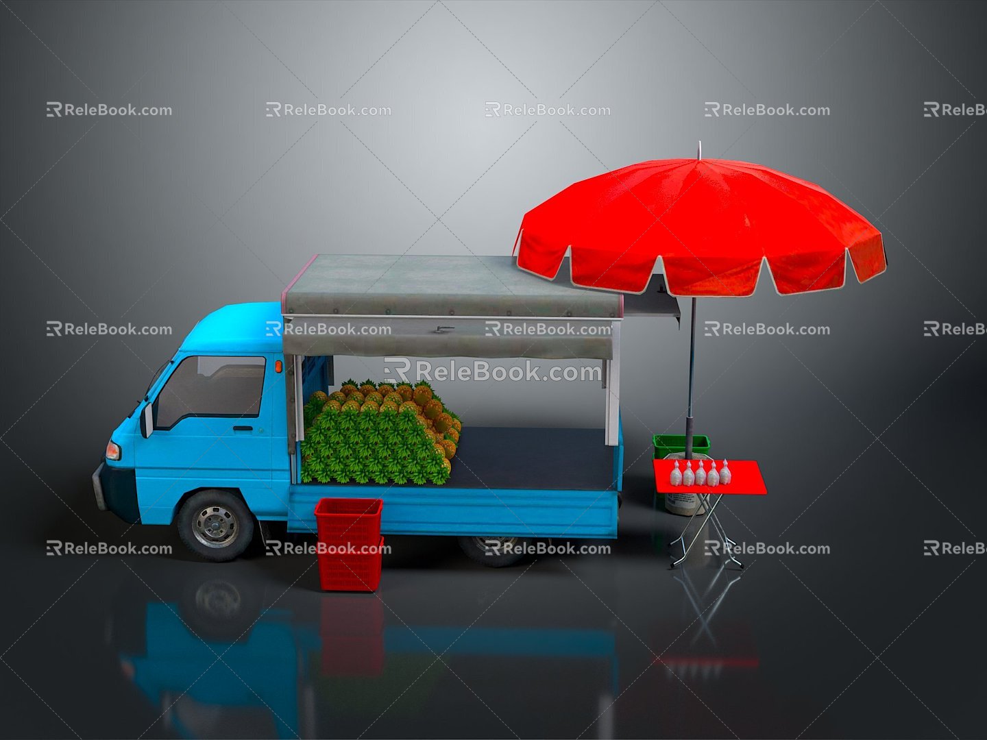 Food Truck Food Vending Vehicle Mobile Food Truck Mobile Vendor Mobile Vendor Car Dining Car Mobile Dining Car 3d model