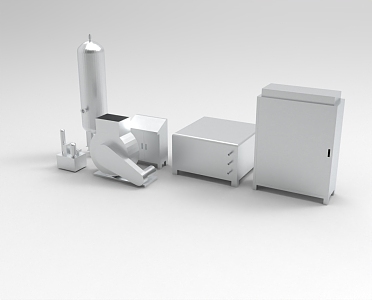 Industrial workshop control box control module 1170 3d model