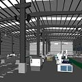 Factory Workshop 3d model