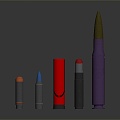 Bullet Bullet Pistol Bullet Rifles Bullet Machine Gun Bullet Ammunition Bullet Box of Bullets 3d model