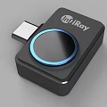 iRay USB Device With Black Design And Blue Ring For Mobile Devices