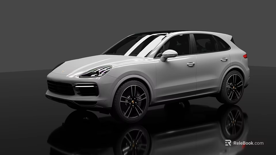 Stylish Modern SUV Car With Sleek Silver Exterior Black Alloy Wheels And Sporty Design 3d model 