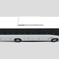 Bus double-decker bus double-decker bus passenger car low face number low model simple model game sub-era film and television level 3d model