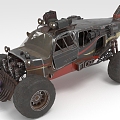 Modified off-road vehicles Armed off-road vehicles Waste soil vehicles Aircraft modified off-road vehicles 3d model