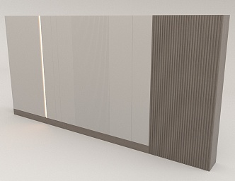 Simple background wall 3d model