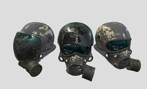 Sci-Fi Mercenary Helmet 3d model