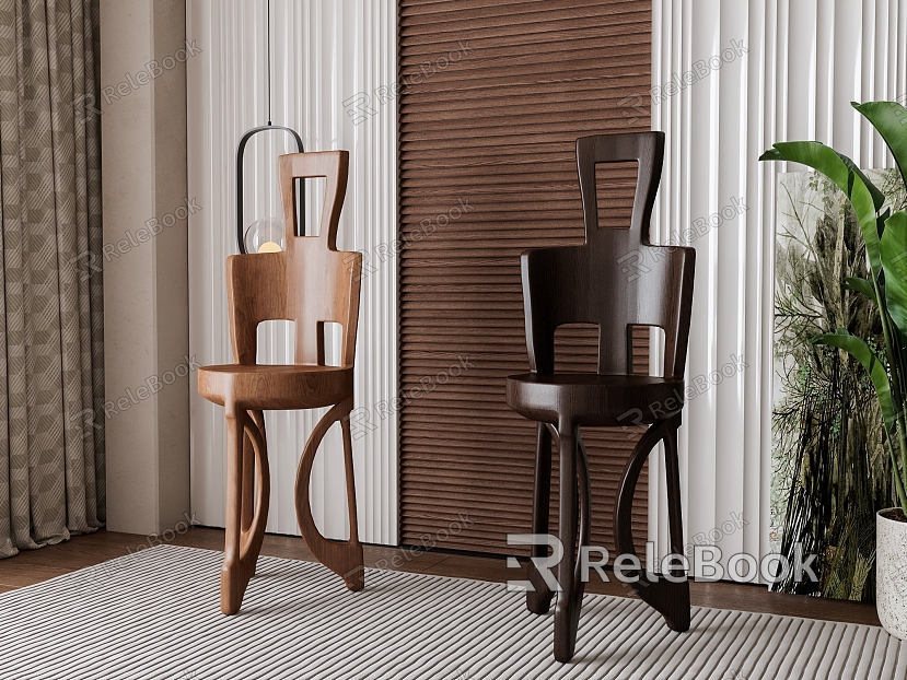 Wind bar chair combination model