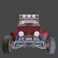 Four-wheel-drive off-road vehicle 3d model