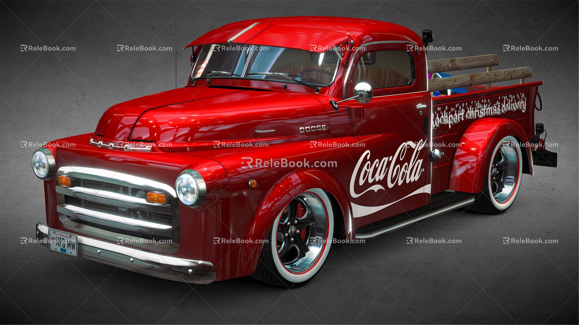 Modern Pickup Pickup Truck 3d model