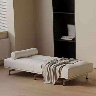 Modern shoe changing stool 3d model