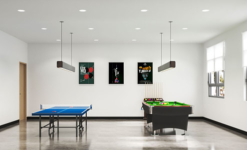 Modern Billiards Room Billiards 3d model