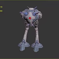 Mech Warrior Mech Soldier Machine Battlearm Mechanical Battlearm Machine Fighter Robot 3d model