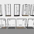 Modern Shower Sauna Enclosure Designs With Various Glass Styles And Features