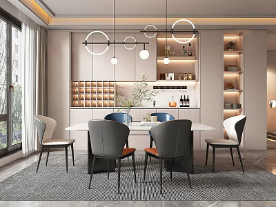 Modern Restaurant 3d model