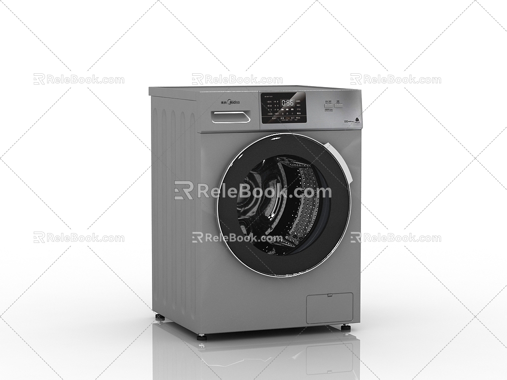 Modern washing machine drum washing machine 3d model