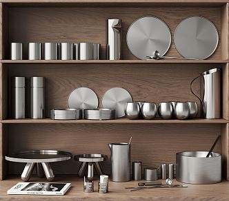 Modern Kitchen Supplies 3d model