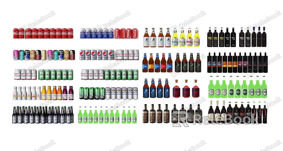 Modern Beverage Beverage Soda model