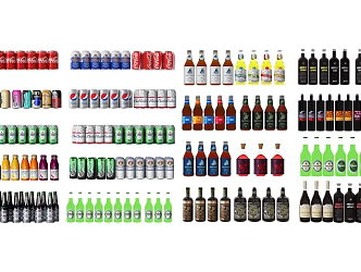 Modern Beverage Soda 3d model
