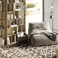 Modern Lazy Sofa 3d model