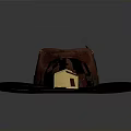 Stylish Brown Leather Wide Brimmed Hat With Gold Buckle Feather Accent And Stitched Edge