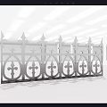Railing Design Options With Various Patterns And Size Specifications For Different Uses 3d model