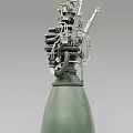Rocket engine flamethrower industrial machinery science and technology science fiction 3d model