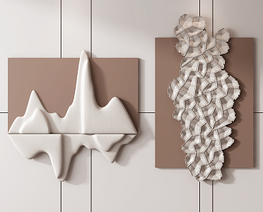 Modern Wall Decoration 3d model