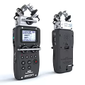 ZOOM Professional Headphone Audio Recorder With Display Screen And Microphone Stand