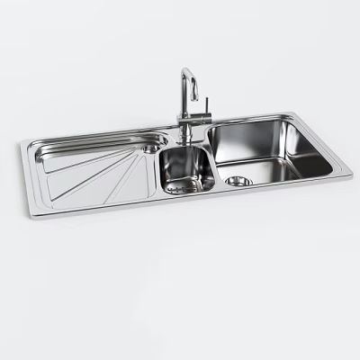 Modern kitchen wash basin basin vegetable sink 3d model