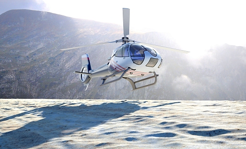 modern helipad 3d model