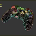 Gamepad Wireless Gamepad Game Console Accessories PS Handle TV Gamepad 3d model