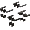 Black Door Handles Featuring Various Modern Styles And Designs For Home Use