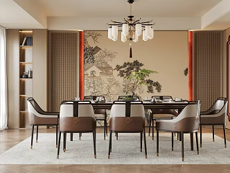 New Chinese Restaurant 3d model