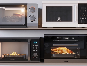 Microwave Smart Appliances 3d model