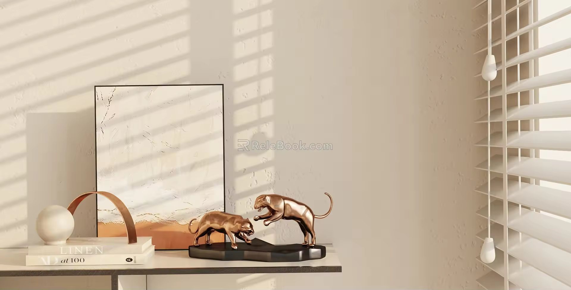 Modern ornaments combination 3d model